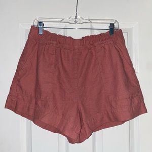 Abercrombie & Fitch linen blend shorts